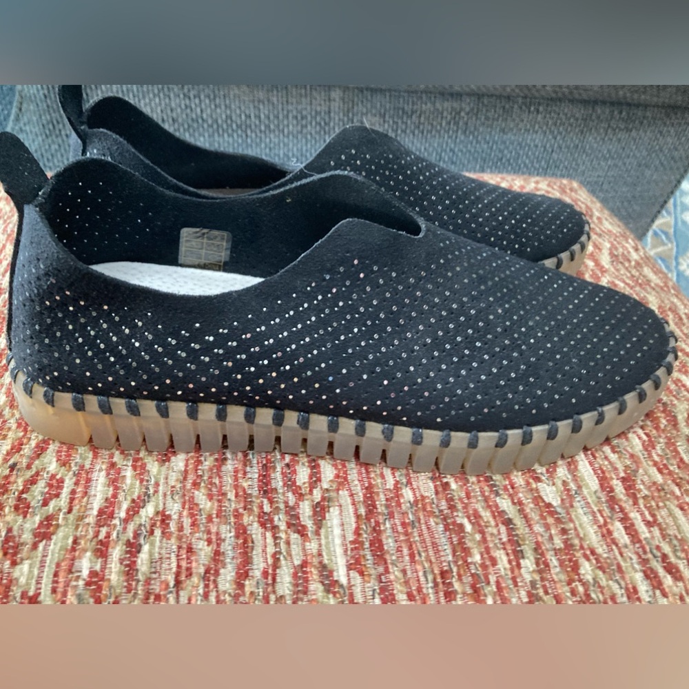Ilse Jacobson Tulip 138 Lux Flats Black & Glitter Size38